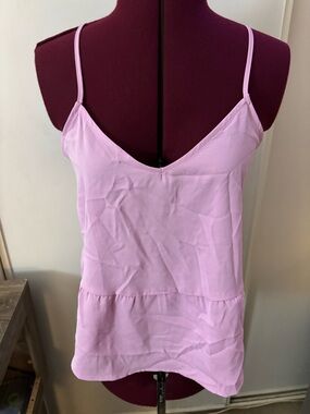NWT Olive and Oak light Purple Women's Spaghetti Strap Camisole Top, Size Small